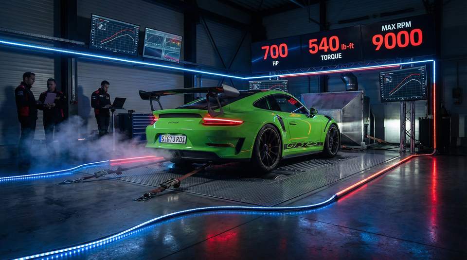 萝莉岛视频：保时捷马力测试视频